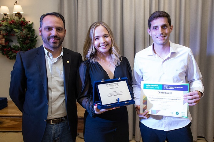 Allana Cappeli foi a vencedora da categoria espumante moscatel