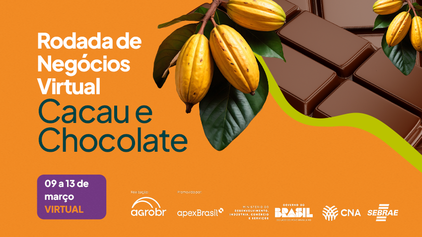 Rodada de Negócios Virtual Cacau e Chocolate 2026