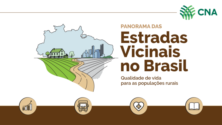 CNA apresenta estudo inédito sobre estradas vicinais