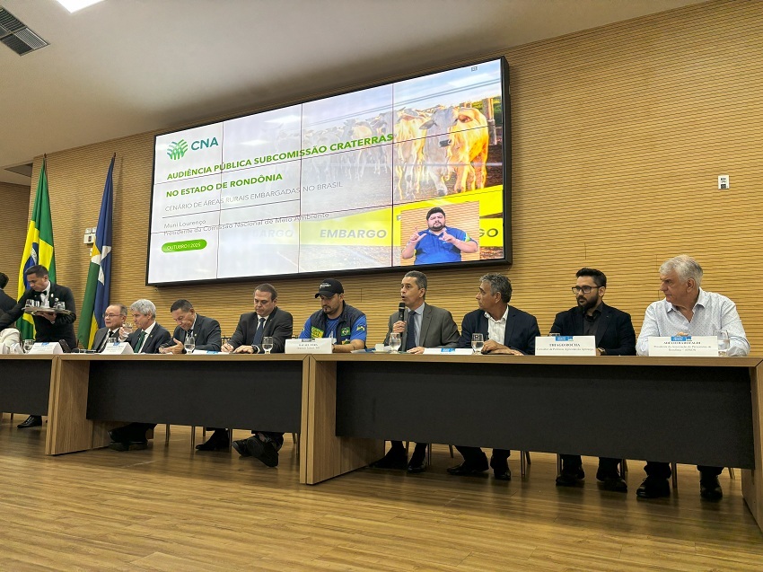 Em Rondônia, CNA e senadores debatem situação dos produtores rurais com os embargos ambientais coletivos