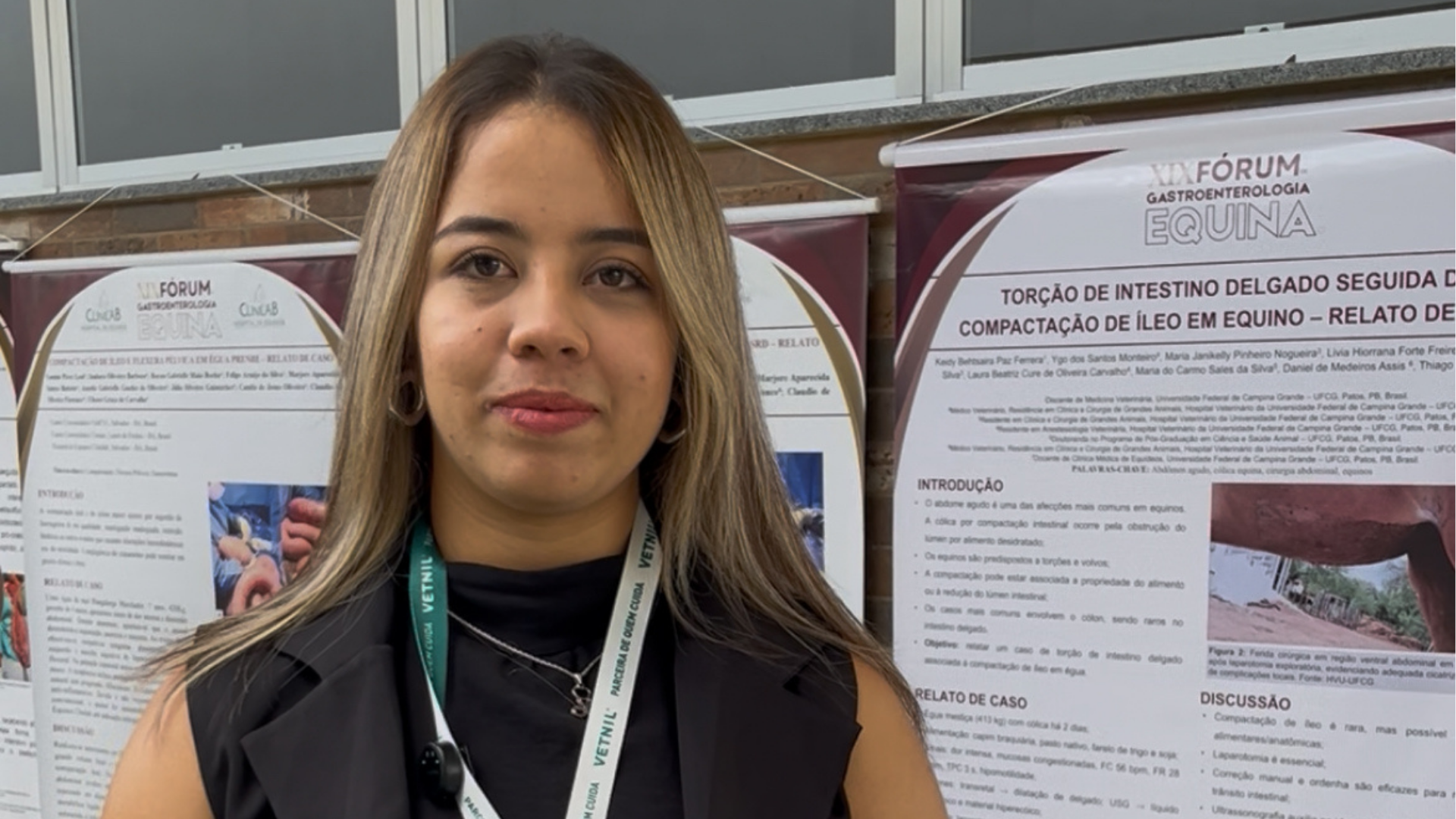 Keidy Bentsaira, estudante hondurenha participou do Fórum