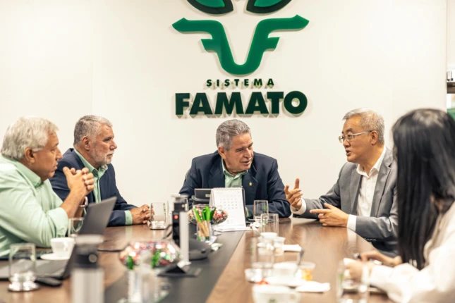 Famato e embaixador chinês discutem logística, armazenagem e novos negócios em Mato Grosso