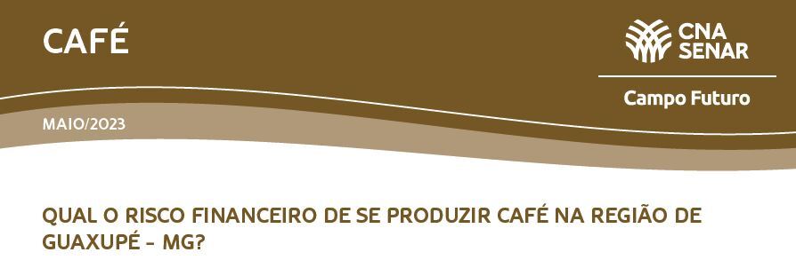 Qual o risco financeiro de se produzir café na região de Guaxupé - MG?