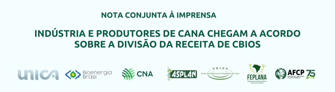 Indústria e produtores de cana chegam a acordo sobre a divisão da receita de CBios