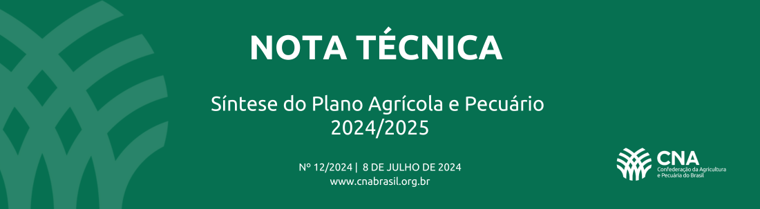 Síntese do Plano Agrícola e Pecuário 2024/2025