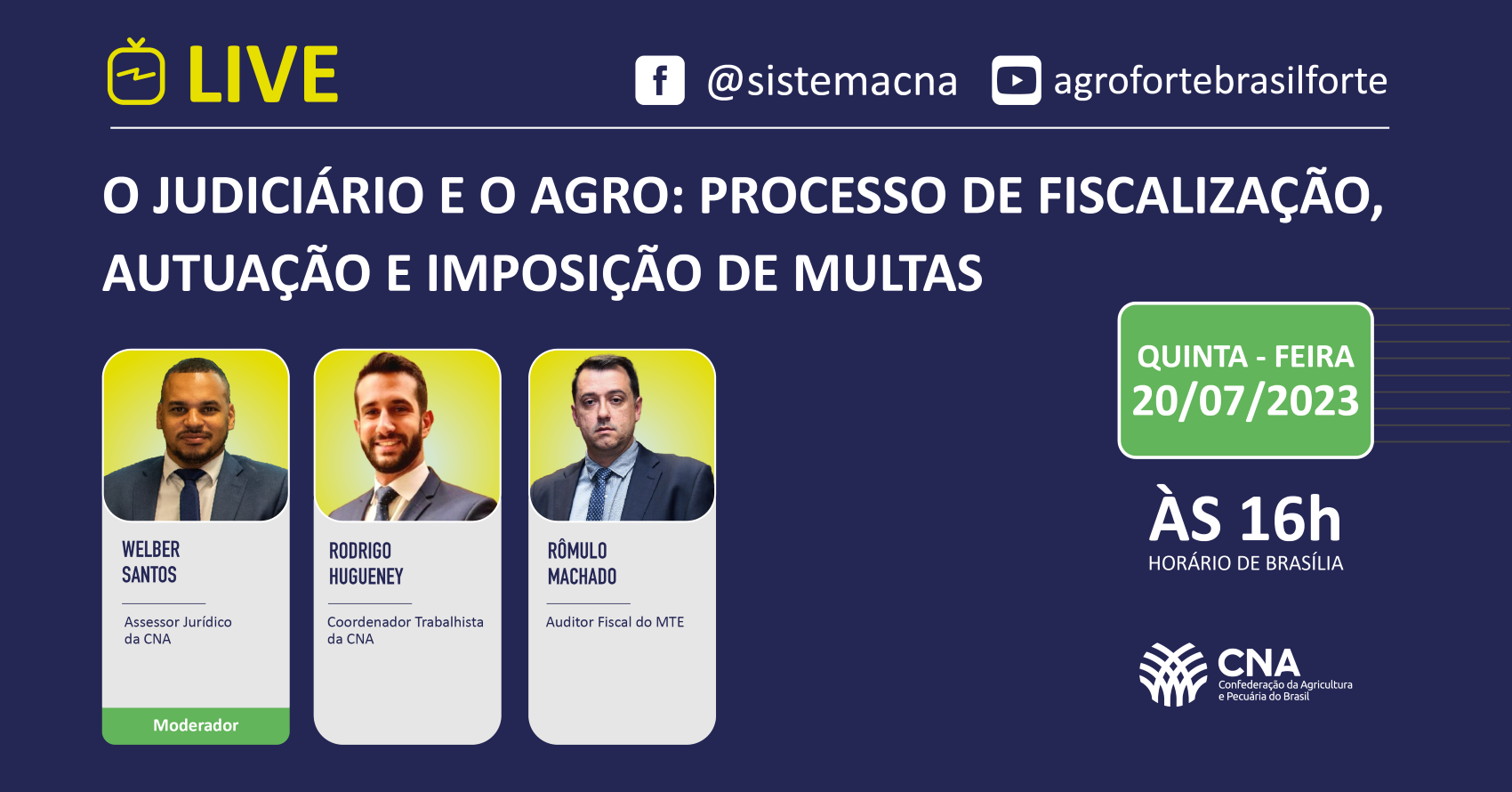 Live - O Judiciário e o Agro: processo de fiscalização, autuação e imposição de multas