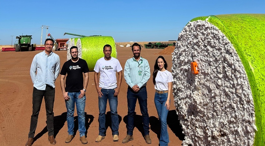 Sistema CNA e startup testam tecnologia inédita para monitorar rolos de algodão e prevenir incêndios