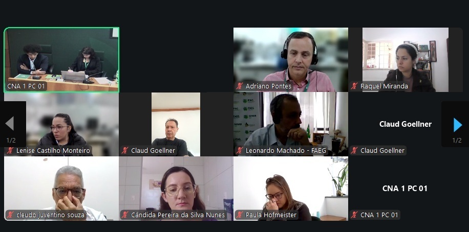 Reunião foi realizada no formato híbrido.