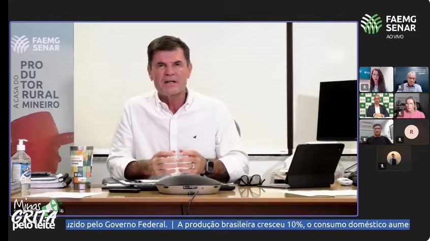 CNA e Faemg debatem crise do leite