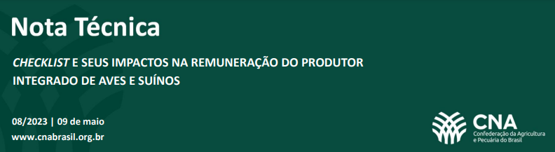 Checklist e seus impactos na remuneração do produtor integrado de Aves e Suínos