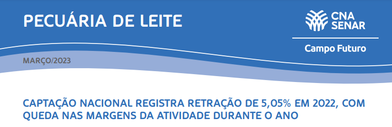 Pecuária de Leite: Como o atual cenário de retração na captação de leite pode ser explicado pelo ponto de vista do produtor em termos de custo de produção?
